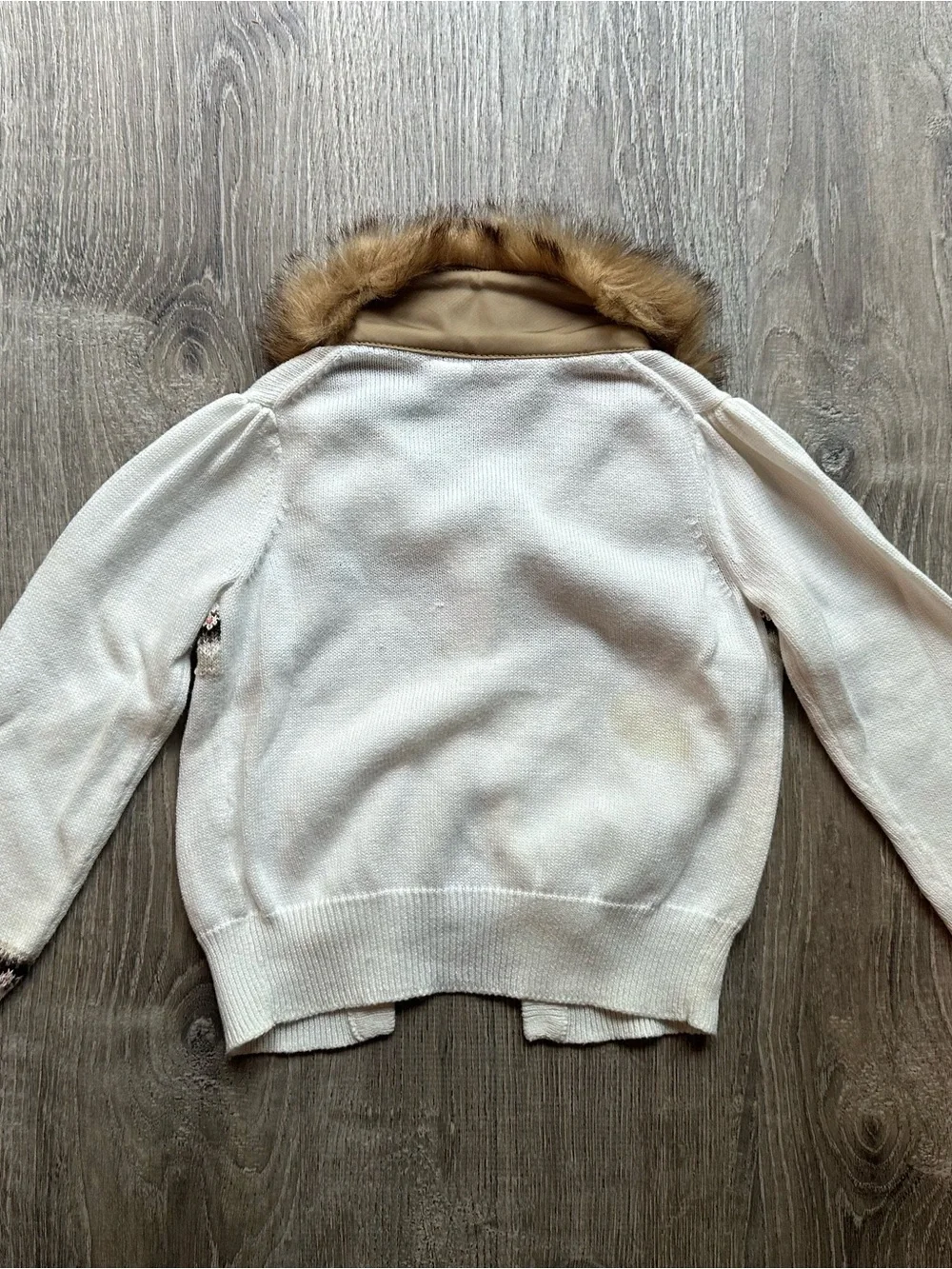 Janie and Jack Faux Fur Sweater Set - Pumpkin Harvest 2015 - HTF Set